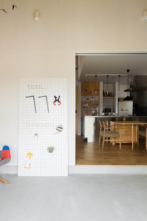 LDKにつながる土間　