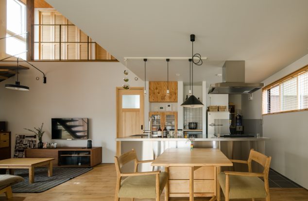 会話が弾む対面式ダイニングキッチン